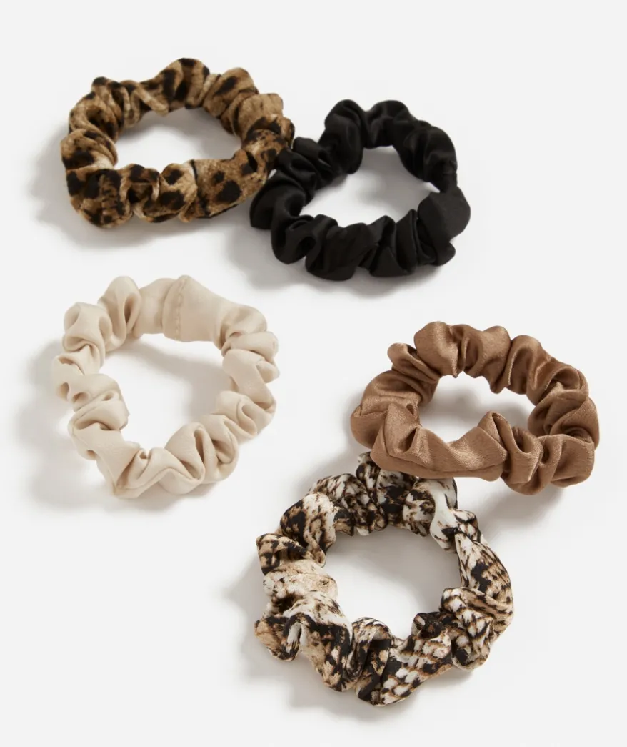 ANIMAL PRINT MINI SCRUNCHIE PACK