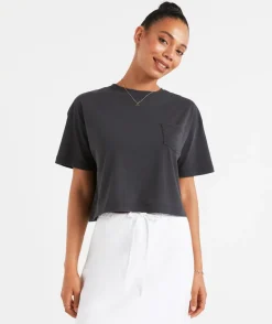 AUSTRALIAN COTTON CHOPPED POCKET TSHIRT