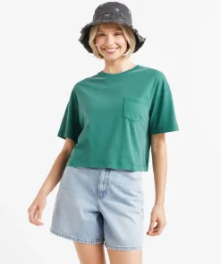 AUSTRALIAN COTTON CHOPPED POCKET TSHIRT