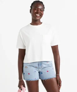 AUSTRALIAN COTTON CHOPPED POCKET TSHIRT