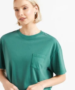 AUSTRALIAN COTTON CHOPPED POCKET TSHIRT