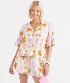 AUTUMN OVERSIZED PRINTED SHIRT