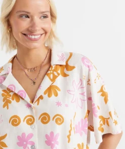 AUTUMN OVERSIZED PRINTED SHIRT