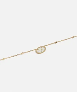 BAR TRAPPED FLOWER NECKLACE