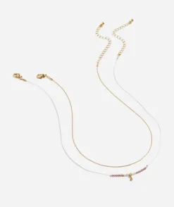 BEADED ALPHABET NECKLACE