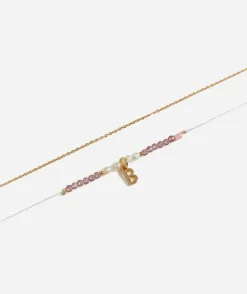 BEADED ALPHABET NECKLACE