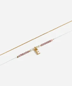 BEADED ALPHABET NECKLACE