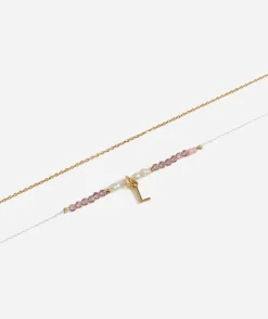 BEADED ALPHABET NECKLACE