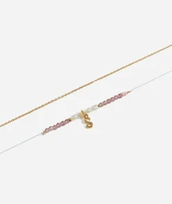 BEADED ALPHABET NECKLACE