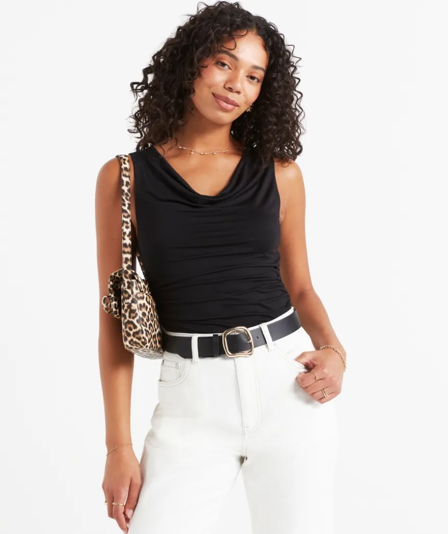 BECCA COWL NECK TOP