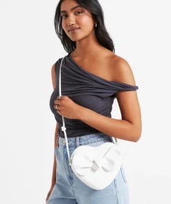 BOW HEART CROSSBODY BAG