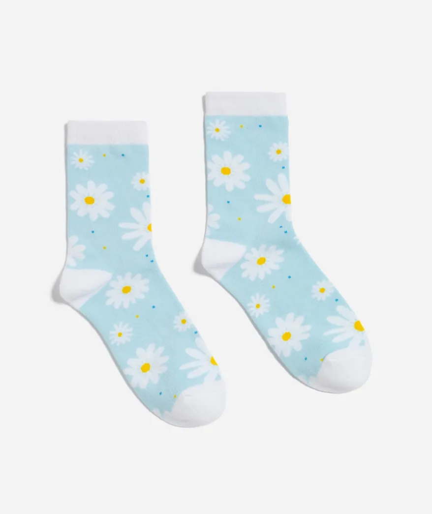 DAISY FLOWER CREW SOCK