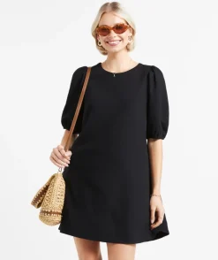 DEMI LINEN BLEND MINI DRESS