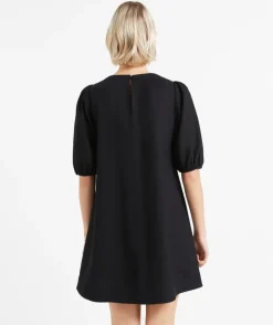 DEMI LINEN BLEND MINI DRESS