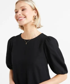 DEMI LINEN BLEND MINI DRESS