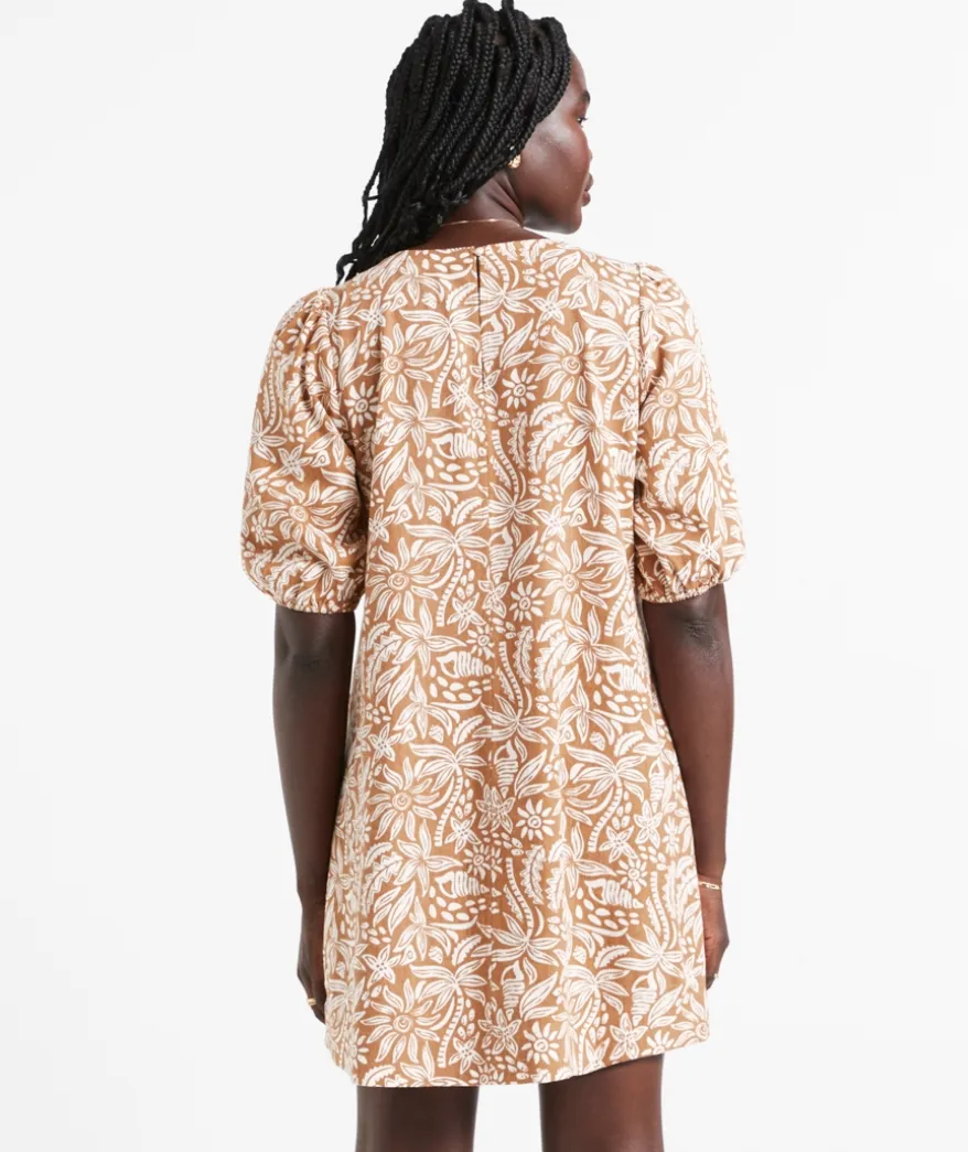 DEMI LINEN BLEND MINI DRESS