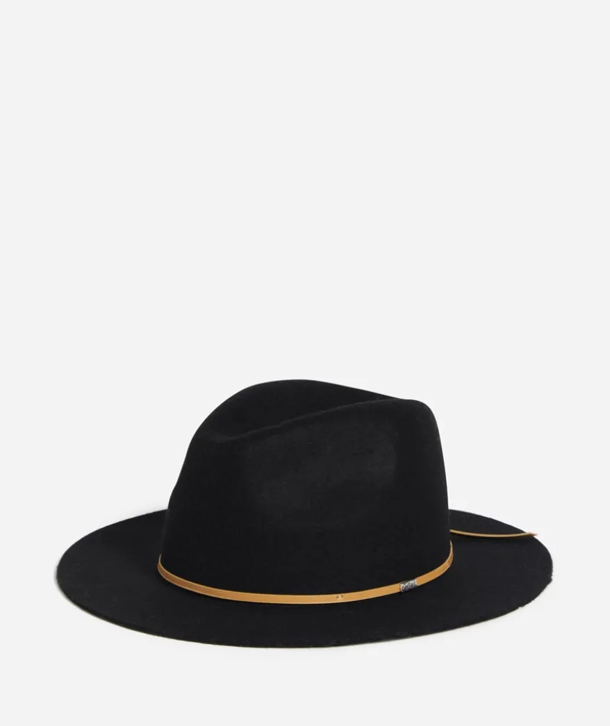 EBONY WOOL FELT PANAMA