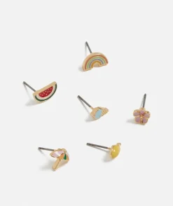 ENAMEL SUMMERTIME STUD PACK
