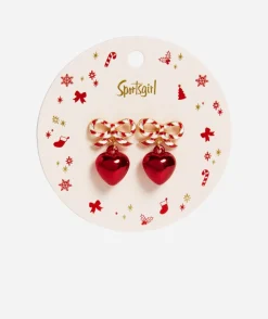 FESTIVE BOW STATEMENT EARRING