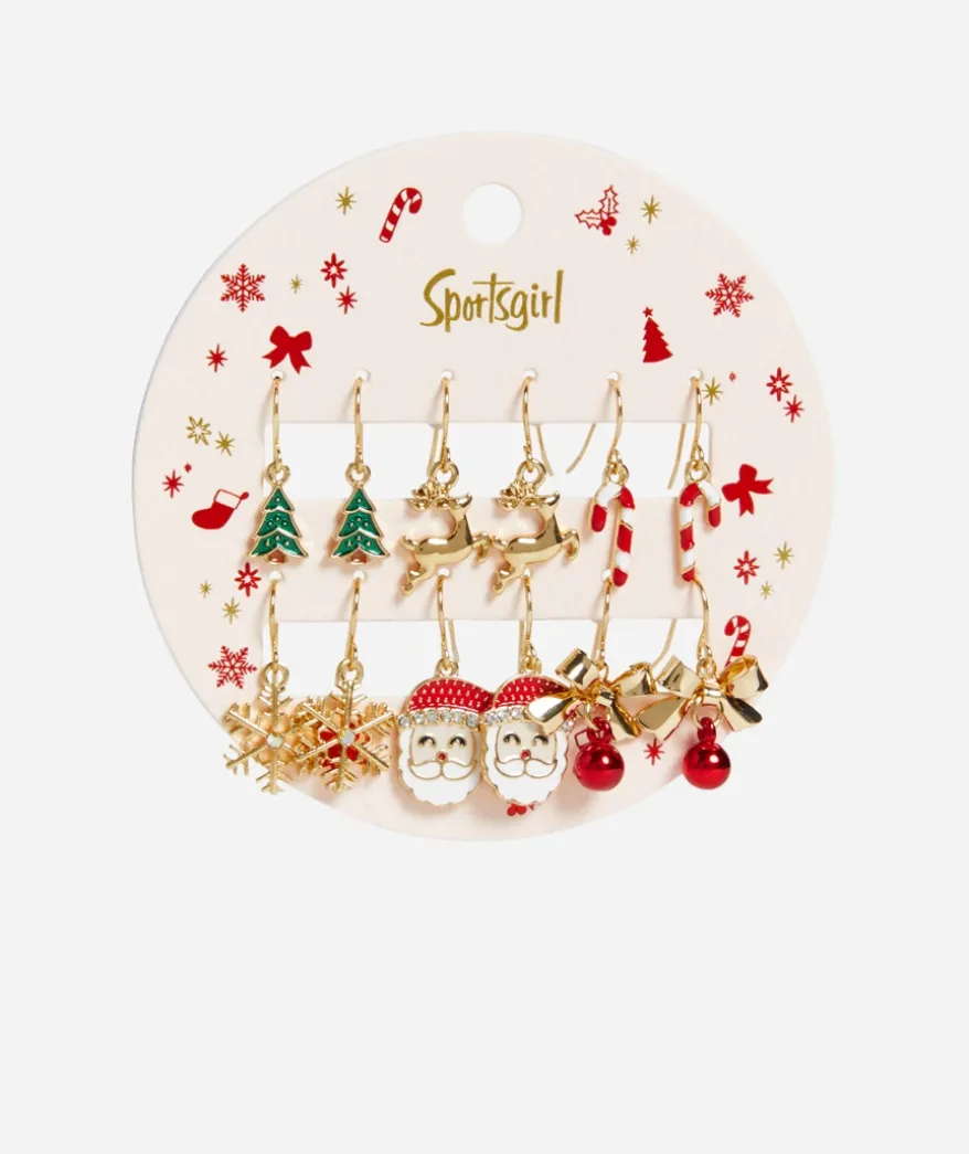 FESTIVE HOOK EARRING PACK