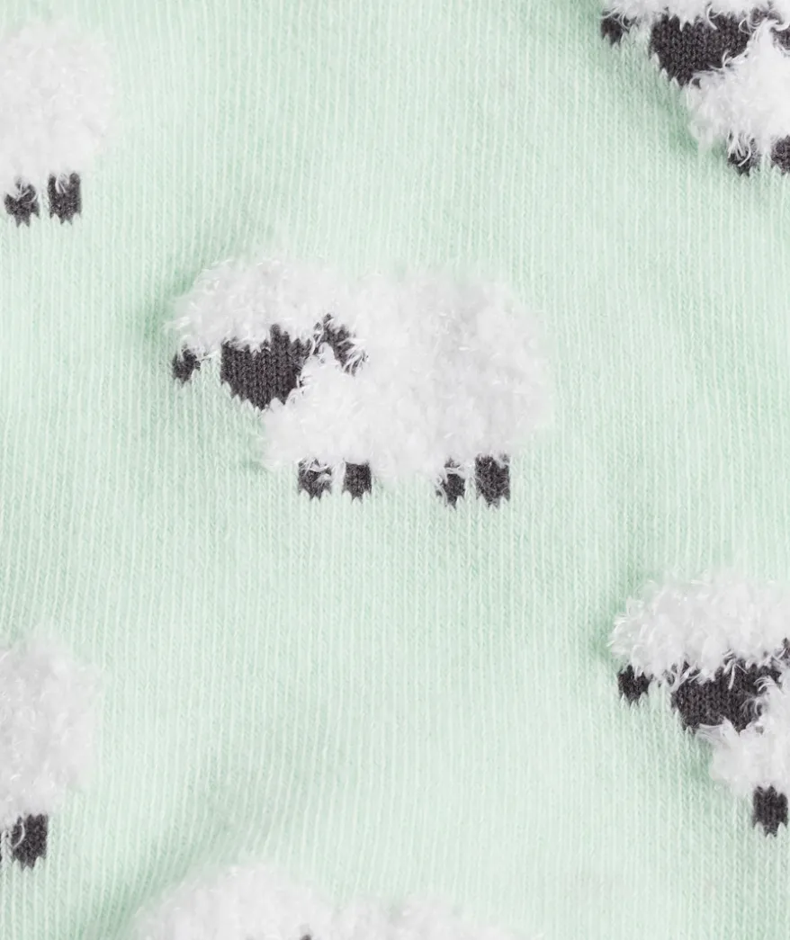 FLUFFY SHEEP CREW SOCK