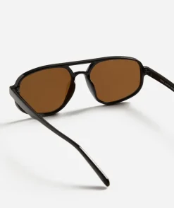 FREYA AVIATOR SUNGLASSES - BLACK