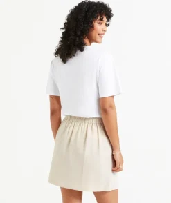 GIA RAMIE WRAP MINI SKIRT