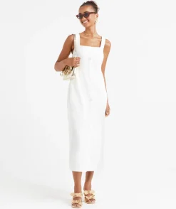 GITA RAMIE COLUMN DRESS