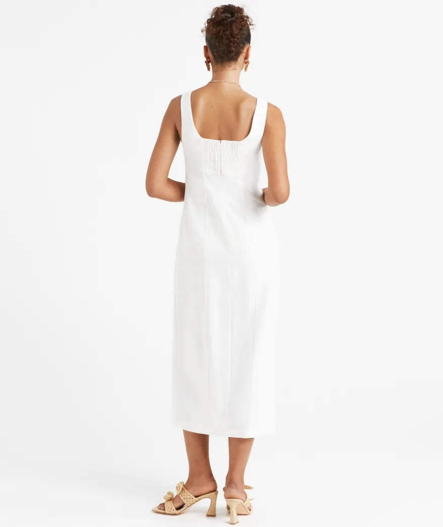 GITA RAMIE COLUMN DRESS