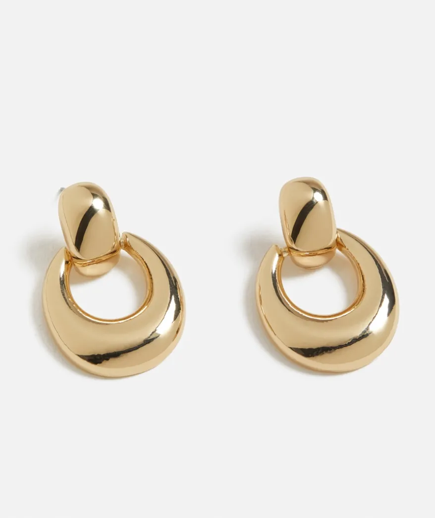 GOLD DOORKNOCK DROP STUD