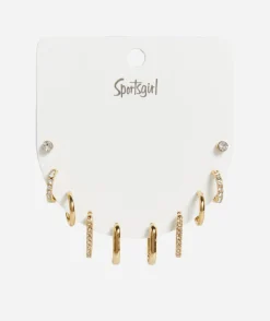 GOLD JEWEL ESSENTIALS EARRING PACK