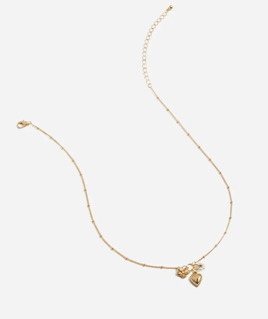GOLD MINI CHARM NECKLACE
