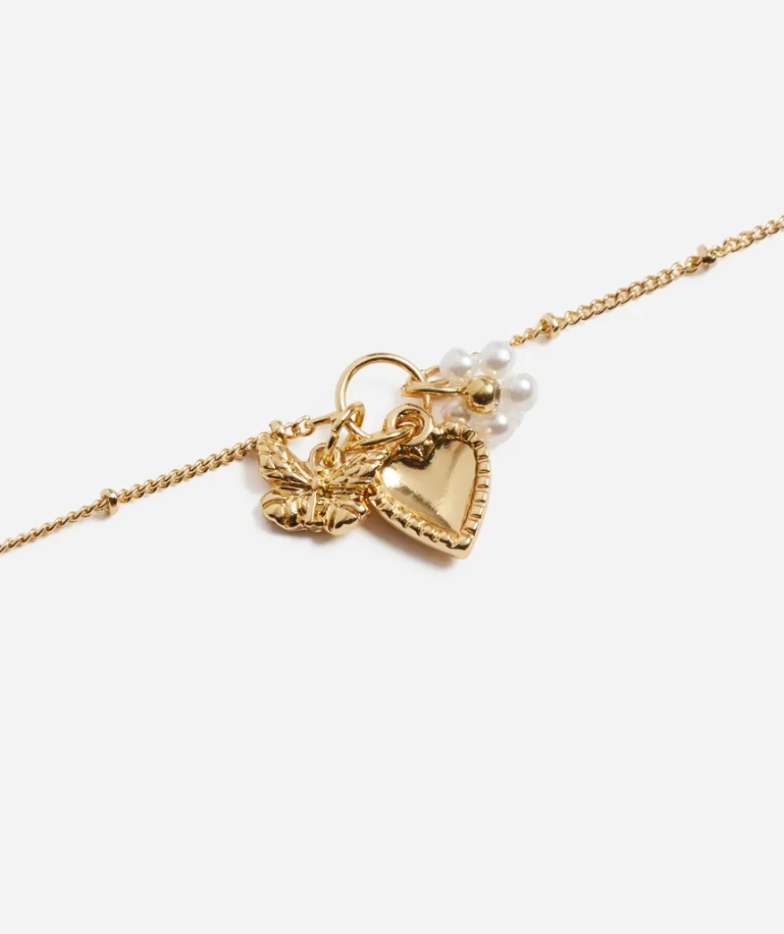 GOLD MINI CHARM NECKLACE