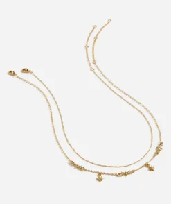 GOLD PLATED CELESTIAL NECKLACE