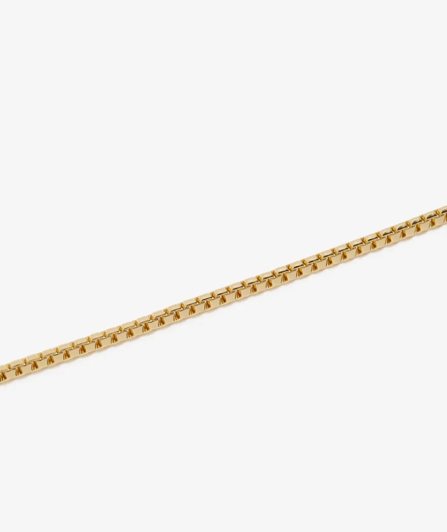 GOLD PLATED FLAT NECKLACE