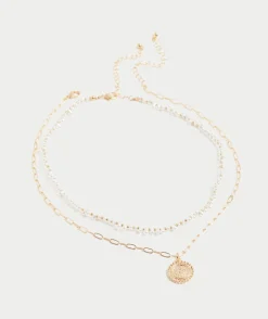 GOLD PLATED FRESHWATER PEARL NECKLACE
