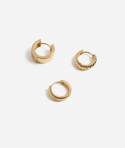 GOLD PLATED HOOP PACK