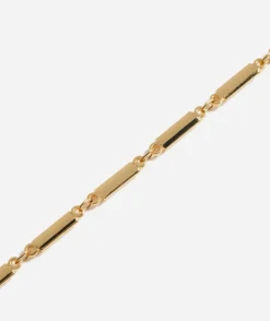 GOLD PLATED STICK CHAIN NECKLACE