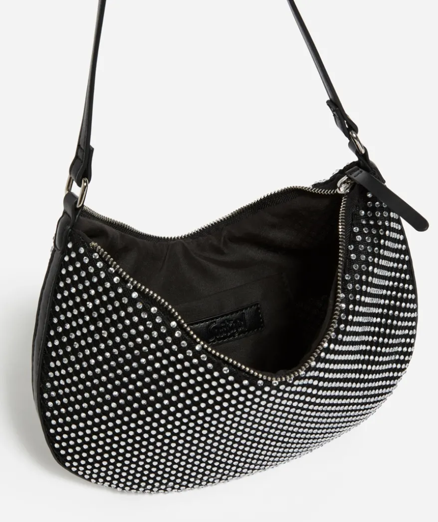 HARVIE RHINESTONE SHOULDER BAG