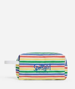 HERITAGE - SPORTSGIRL STRIPE CANVAS MAKEUP BAG