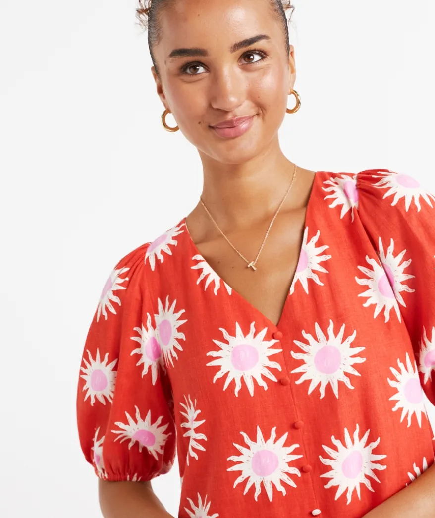 JACKIE PUFF SLEEVE MINI DRESS