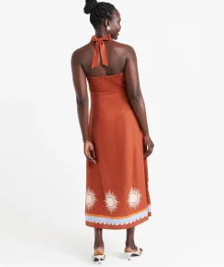 JOANNA HALTER MIDI DRESS