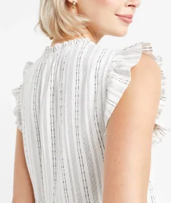 KELSEY FLUTTER SLEEVE MINI DRESS