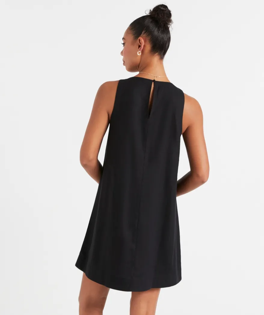 KERBIE RACER NECK MINI DRESS