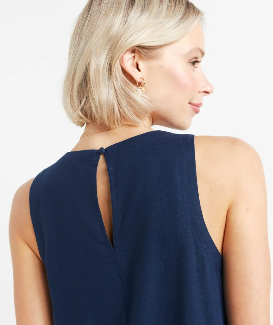 KERBIE RACER NECK MINI DRESS