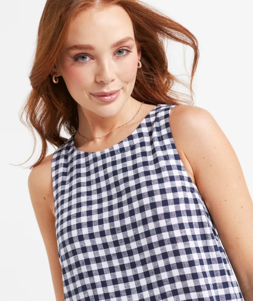 KERBIE RACER NECK MINI DRESS