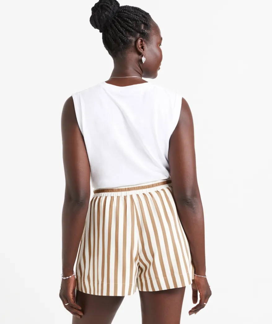 LARA STRIPE PULL ON SHORT