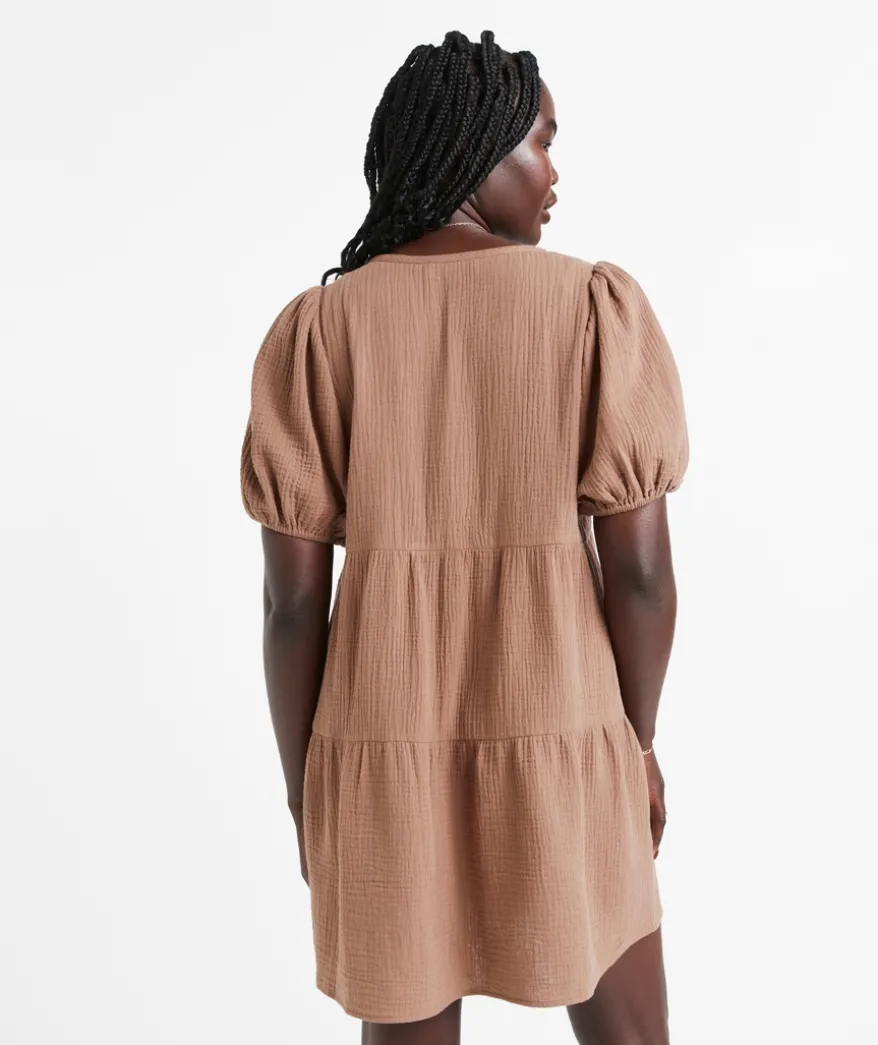 LAURA TIERED MINI DRESS