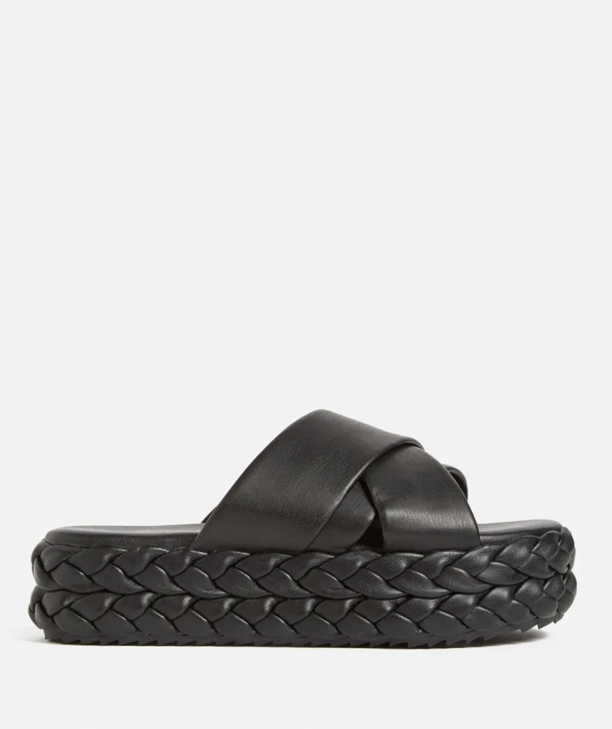 MARLEY PLATFORM SLIDE - BLACK