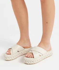 MARLEY PLATFORM SLIDE - ECRU